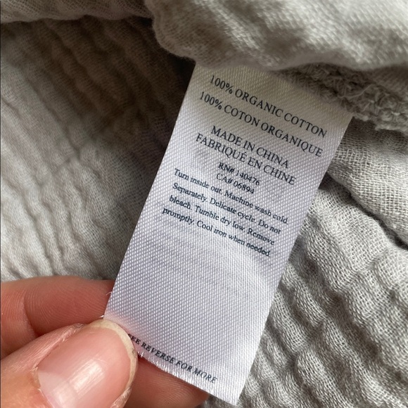 Faherty Sleeveless Midi Dress in Light Gray Blue - Picture 11 of 11